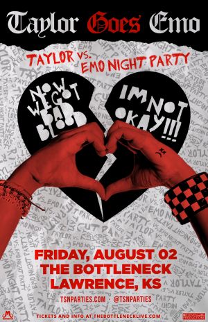  TAYLOR GOES EMO: Taylor Vs. Emo Night Party at The Bottleneck
